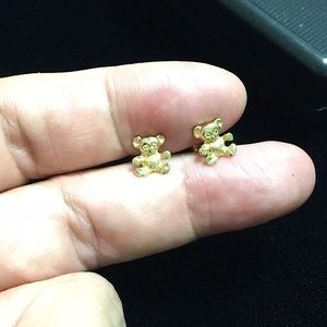 🖤14Kt Bear 🐻 💕gold earrings